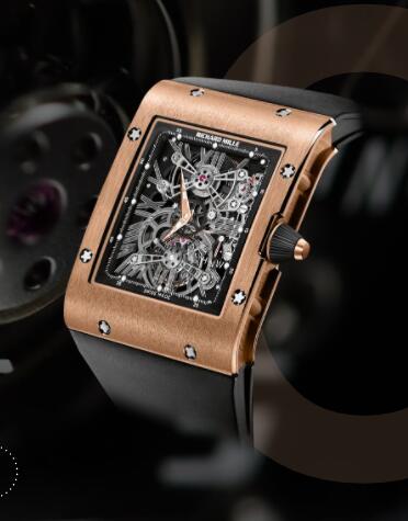 Replica Richard Mille RM 017 Manual Winding Tourbillon Extra Flat Watch Red gold